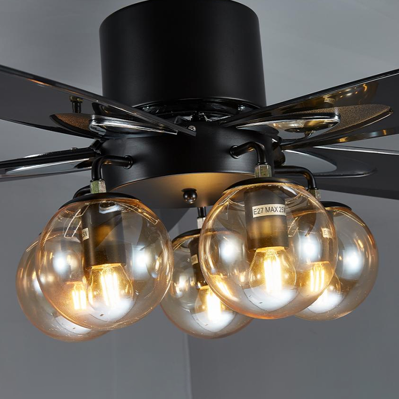 Stropni ventilator s lopaticama od ABS-a velike veličine sa svjetlom