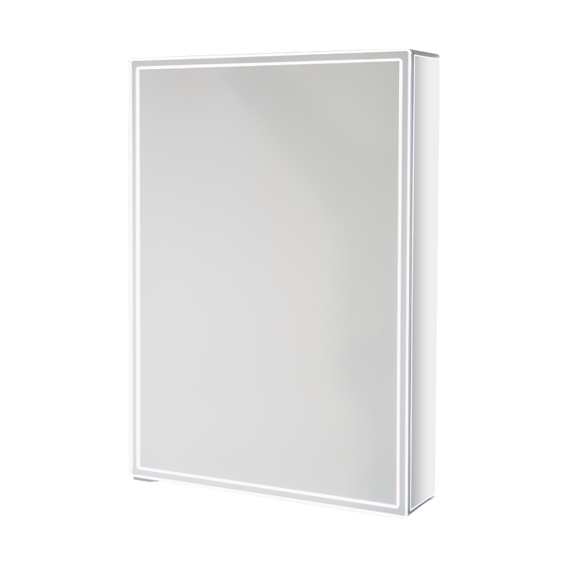 Vodootporni kupaonski ormarić s jednokrilnim LED ogledalom od aluminijske legure Vodootporni kupaonski ormarić s jednokrilnim LED ogledalom od aluminijske legure