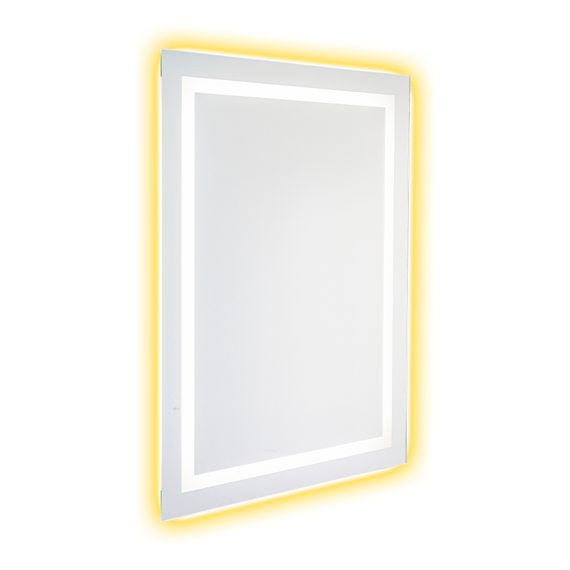 Kupaonsko ogledalo s LED pametnim zatamnjivanjem i pozadinskim osvjetljenjem od aluminijskog okvira