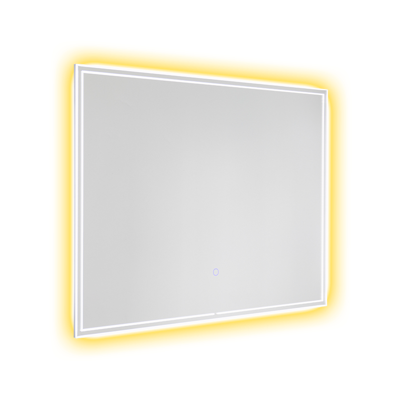 Kupaonsko ogledalo s LED pametnim zatamnjivanjem i pozadinskim osvjetljenjem od aluminijskog okvira