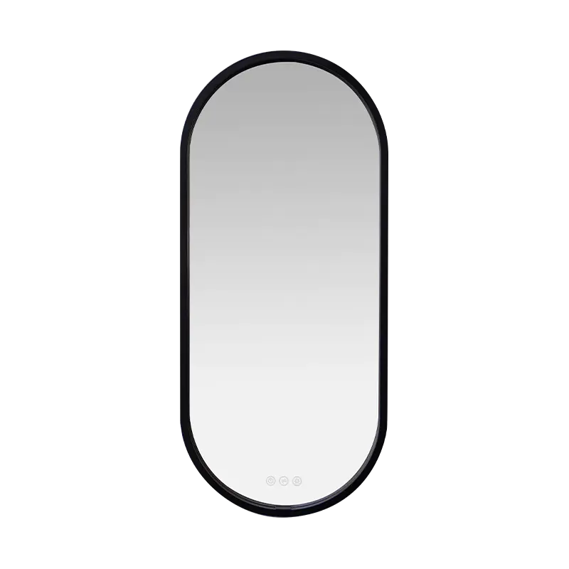 LED pametno zatamnjivanje, odmagljivanje, matirano osvijetljeno kupaonsko ogledalo