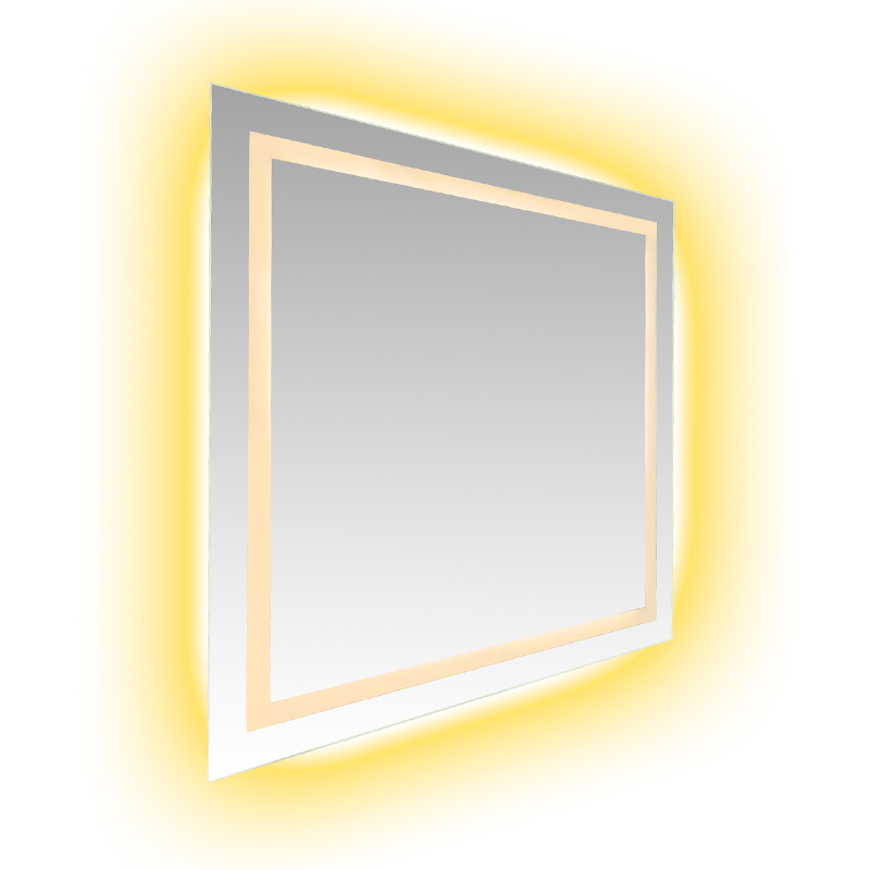 Kupaonsko ogledalo s LED pametnim zatamnjivanjem i pozadinskim osvjetljenjem od aluminijskog okvira